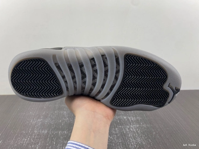 1st Kicks Grey 12 Jordan Wolf Air Black CT8013-019 0708